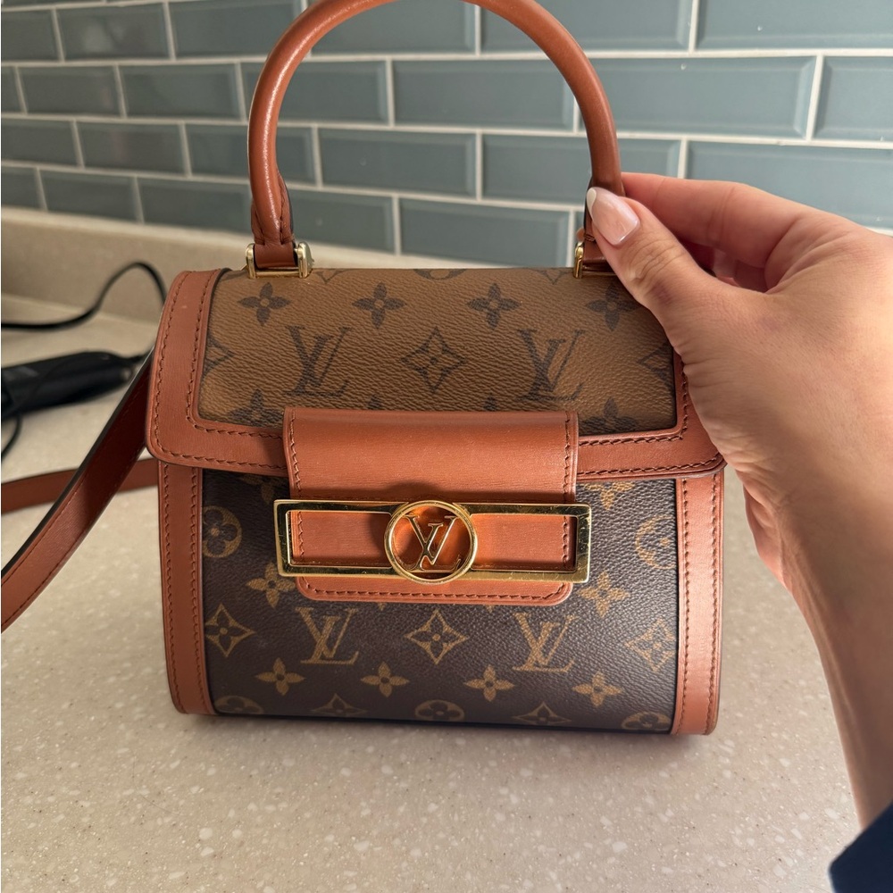 Louis Vuitton Dauphine Capitale Reverse Monogram Handbag